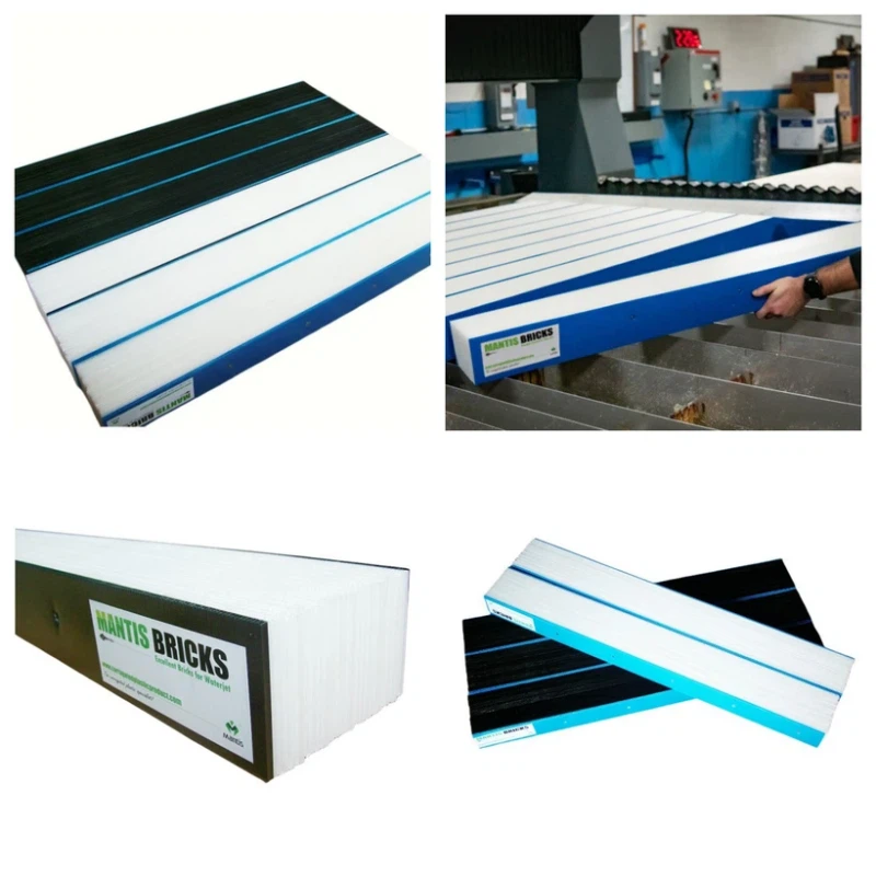 Less Brick Debris Waterjet Cutting Bricks